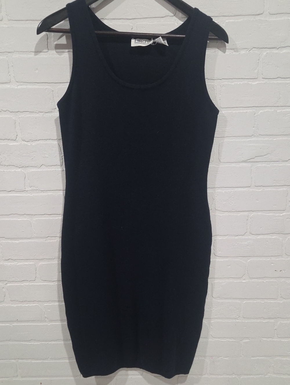 Ports Classic NavySleeveless Knit Midi Dress